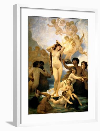 The Birth of Venus-William Adolphe Bouguereau-Framed Giclee Print