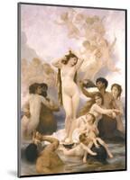 The Birth of Venus-William Adolphe Bouguereau-Mounted Giclee Print