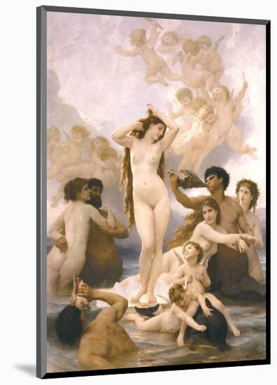 The Birth of Venus-William Adolphe Bouguereau-Mounted Giclee Print