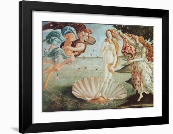 The Birth of Venus-Sandro Botticelli-Framed Art Print