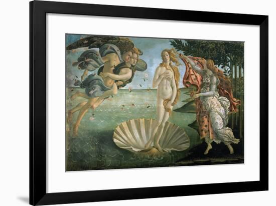 The Birth of Venus-Sandro Botticelli-Framed Giclee Print