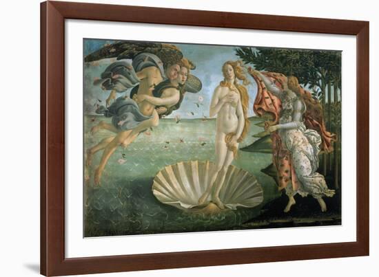 The Birth of Venus-Sandro Botticelli-Framed Giclee Print