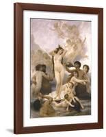 The Birth of Venus-William-Adolphe Bouguereau-Framed Art Print