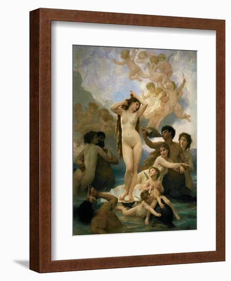 The birth of Venus-Adolphe William Bouguereau-Framed Giclee Print