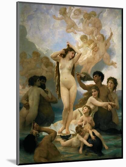 The birth of Venus-Adolphe William Bouguereau-Mounted Giclee Print