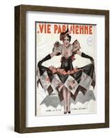 The Birthday Dress-Georges Leonnec-Framed Art Print