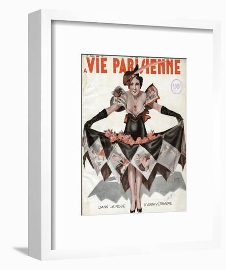 The Birthday Dress-Georges Leonnec-Framed Art Print