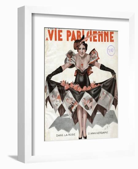 The Birthday Dress-Georges Leonnec-Framed Art Print