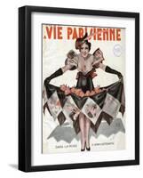 The Birthday Dress-Georges Leonnec-Framed Art Print