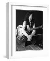 The Birthday of Jimmy Page, Led Zeppelin Guitarist-null-Framed Photographic Print