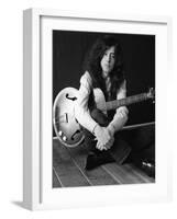 The Birthday of Jimmy Page, Led Zeppelin Guitarist-null-Framed Photographic Print