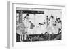 'The Birthday of Madame Cigale', c1893-Aubrey Beardsley-Framed Giclee Print