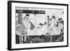 'The Birthday of Madame Cigale', c1893-Aubrey Beardsley-Framed Giclee Print