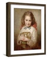 The Birthday Present-George Elgar Hicks-Framed Giclee Print