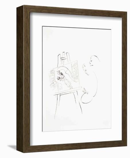 The Birthday-Marc Chagall-Framed Art Print