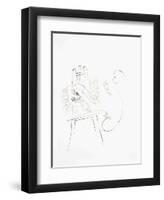 The Birthday-Marc Chagall-Framed Art Print