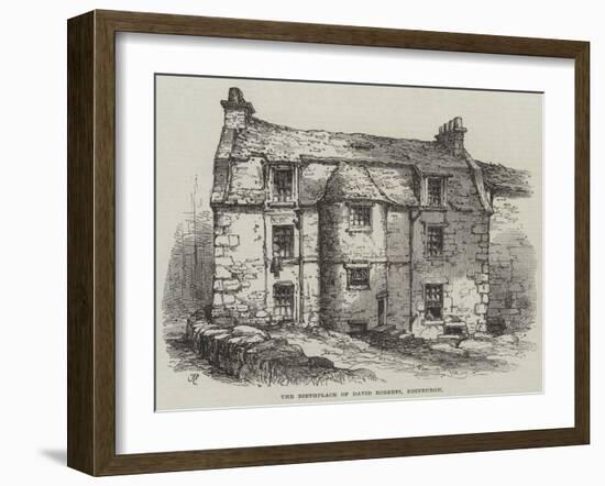 The Birthplace of David Roberts, Edinburgh-Samuel Read-Framed Giclee Print