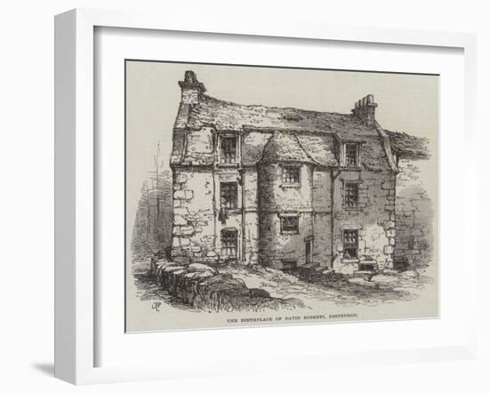 The Birthplace of David Roberts, Edinburgh-Samuel Read-Framed Giclee Print