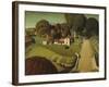 The Birthplace of Herbert Hoover, West Branch, Iowa, 1931-Grant Wood-Framed Giclee Print