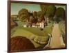 The Birthplace of Herbert Hoover, West Branch, Iowa, 1931-Grant Wood-Framed Giclee Print