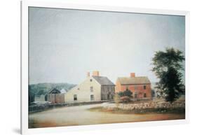 The Birthplace of John Adams-American School-Framed Giclee Print