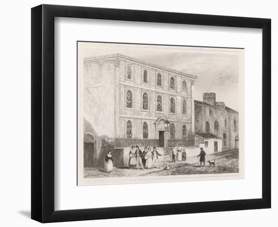 The Birthplace of Lord Eldon, Chancellor, in Newcastle-On- Tyne-null-Framed Art Print