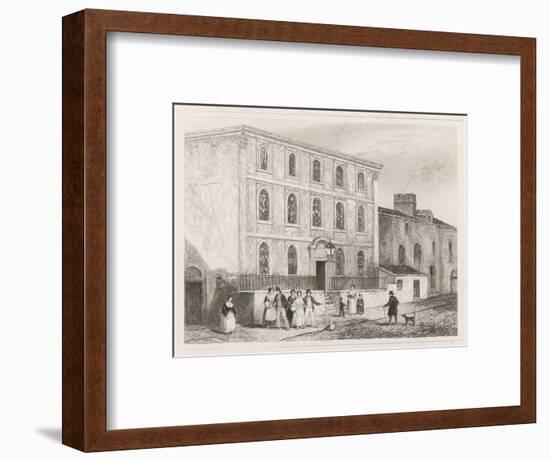 The Birthplace of Lord Eldon, Chancellor, in Newcastle-On- Tyne-null-Framed Art Print