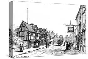 The Birthplace of Shakespeare, Stratford-Upon-Avon, Warwickshire, 1885-Edward Hull-Stretched Canvas