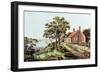 The Birthplace of Washington at Bridges Creek-Currier & Ives-Framed Giclee Print