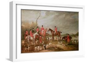 The Birton Hunt-John E. Ferneley-Framed Giclee Print