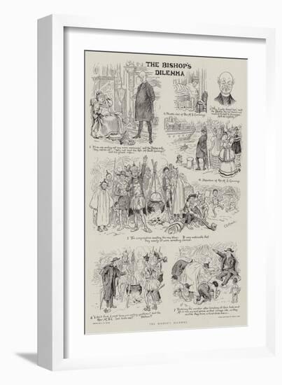 The Bishop's Dilemma-Charles Edmund Brock-Framed Giclee Print