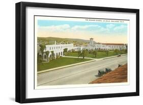 The Bishop's School, La Jolla, California-null-Framed Art Print