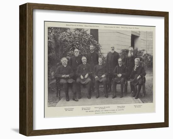 The Bishops of India and Ceylon in Synod at Calcutta-null-Framed Giclee Print