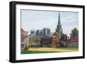 The Bishops Palace, Chichester-Alfred Robert Quinton-Framed Giclee Print