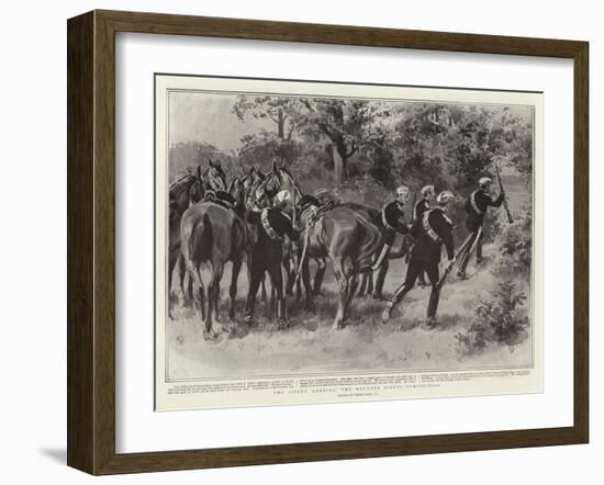 The Bisley Meeting, the Mounted Scouts Competition-Frank Dadd-Framed Giclee Print