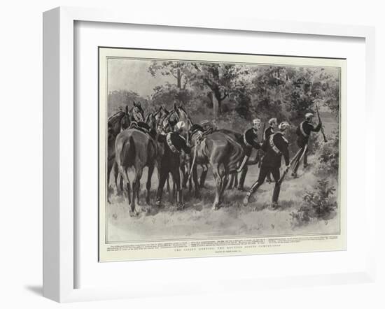 The Bisley Meeting, the Mounted Scouts Competition-Frank Dadd-Framed Giclee Print
