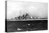 The Bismark - German Battleship-null-Stretched Canvas