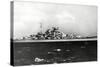 The Bismark - German Battleship-null-Stretched Canvas