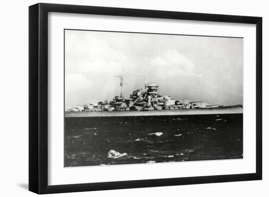 The Bismark - German Battleship-null-Framed Premium Photographic Print