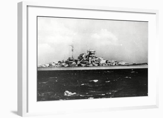 The Bismark - German Battleship-null-Framed Photographic Print