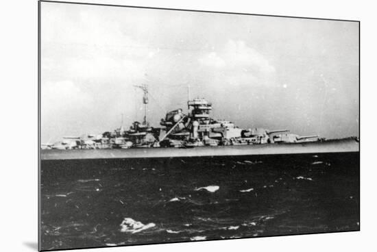 The Bismark - German Battleship-null-Mounted Photographic Print