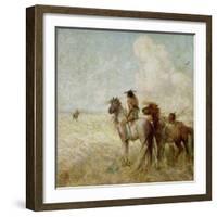 The Bison Hunters-Nathaniel Hughes John Baird-Framed Giclee Print