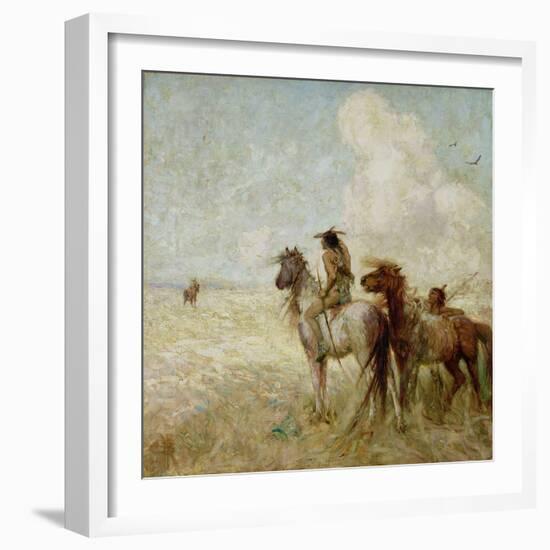 The Bison Hunters-Nathaniel Hughes John Baird-Framed Giclee Print