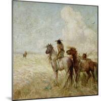 The Bison Hunters-Nathaniel Hughes John Baird-Mounted Giclee Print