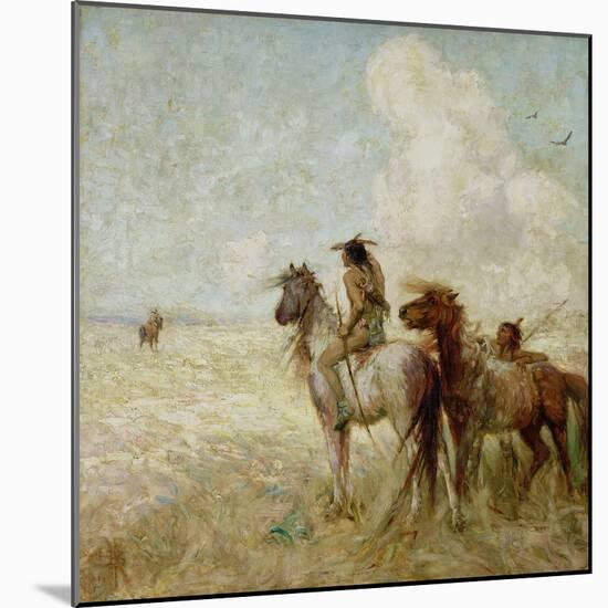 The Bison Hunters-Nathaniel Hughes John Baird-Mounted Giclee Print