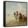 The Bison Hunters-Nathaniel Hughes John Baird-Framed Stretched Canvas