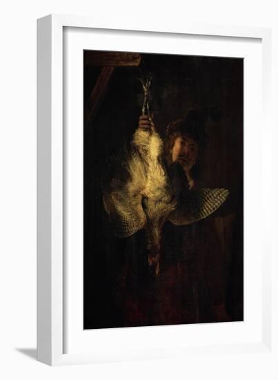 The Bittern Hunter, 1639-Rembrandt van Rijn-Framed Giclee Print