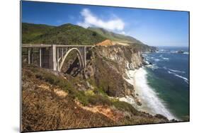 The Bixby Bridge Along Highway 1 on California's Coastline-Andrew Shoemaker-Mounted Photographic Print
