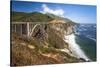 The Bixby Bridge Along Highway 1 on California's Coastline-Andrew Shoemaker-Stretched Canvas