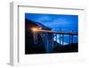 The Bixby Creek Bridge at Night, in Big Sur, California.-Jon Bilous-Framed Photographic Print